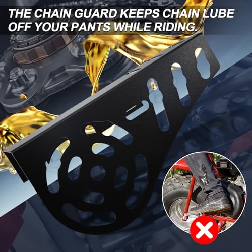 Image of Mini Bike Chain Guard Clutch Cover for Predator 212cc 196cc Engines for Coleman CT200U CT200U-EX CT100 BT200X Minibike Parts