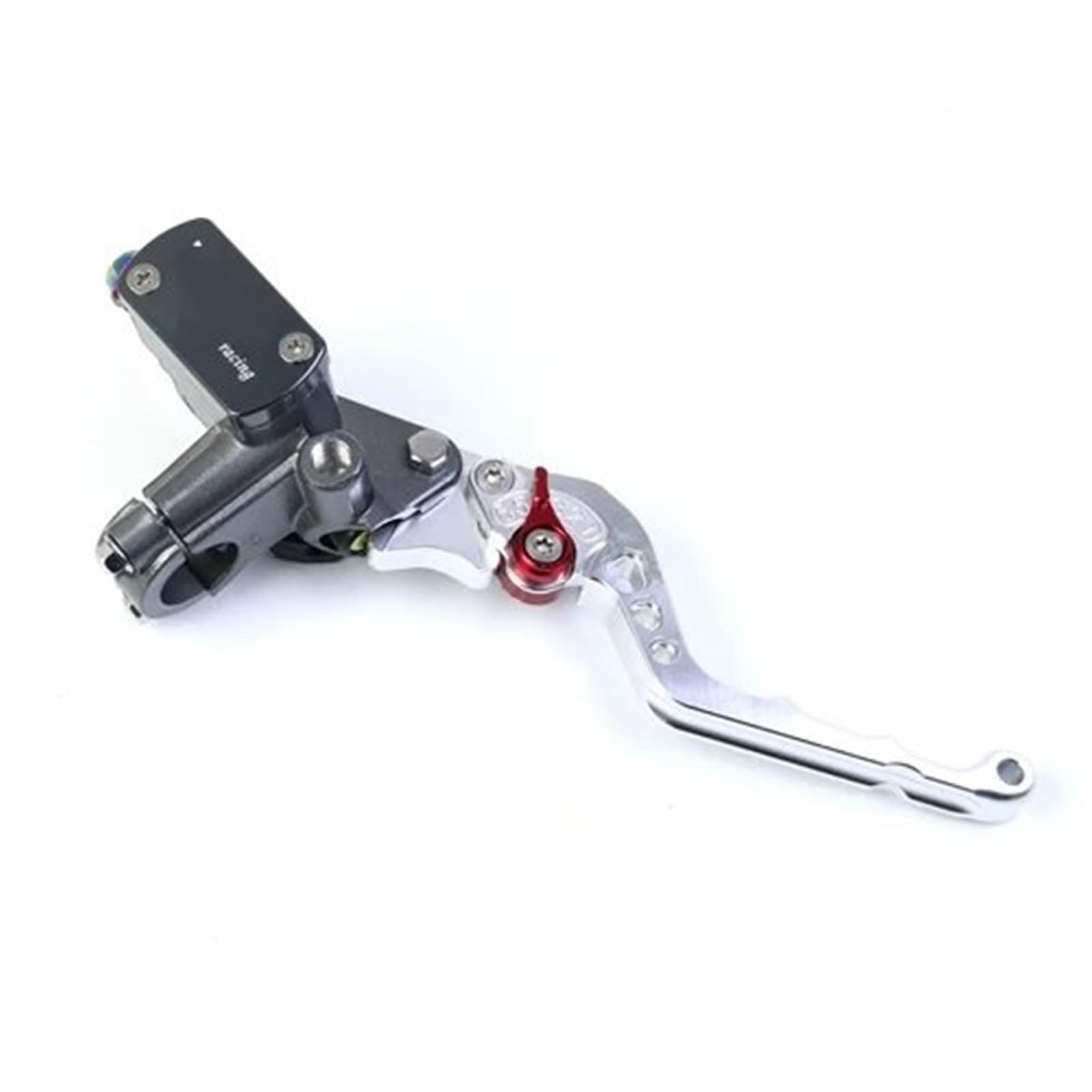 Hguvsjd One Color Universal 22Mm Dirt Bike Motocross Motorcycle Brake Master Cylinder Lever Hydraulic Clutch Motorcycle Brake Lever(Grey Right Brake)