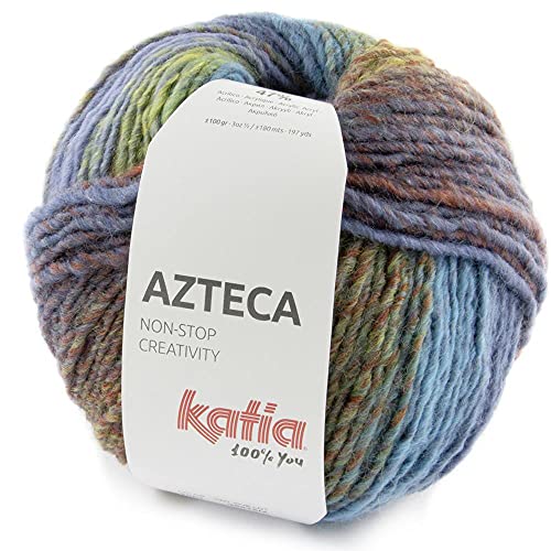 Katia Azteca 7882 Laine épaisse avec dégradé de couleur pour tricot ou crochet