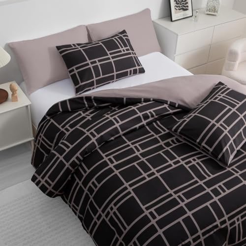 Pamposh Bettwäsche 135x200 – 2teilig Mikrofaser Bettwäsche Set mit 1 Bettbezug 135x200 cm und 1 Kissenbezügen 50x80 cm, Weich… – Ansicht 5