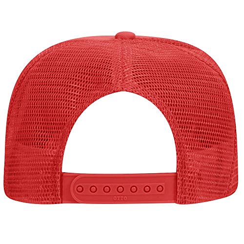 Image of OTTO Polyester Foam Front 5 Panel Pro Style Mesh Back Trucker Hat