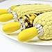 Foxtop Corn Holder Set, Non Slip Interlocking Stainless Steel Corn on The Cob Skewers w Silicone Handle, Twin Prong Sweet Corn Holder Home Cooking Fork for Home Cooking Parties Camping 16 pcs - 8 Pair