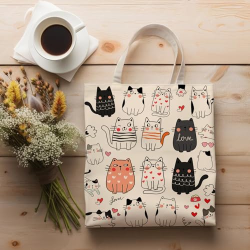 Image of DOOX Canvas Tote Bag for Women, Canvas Reusable