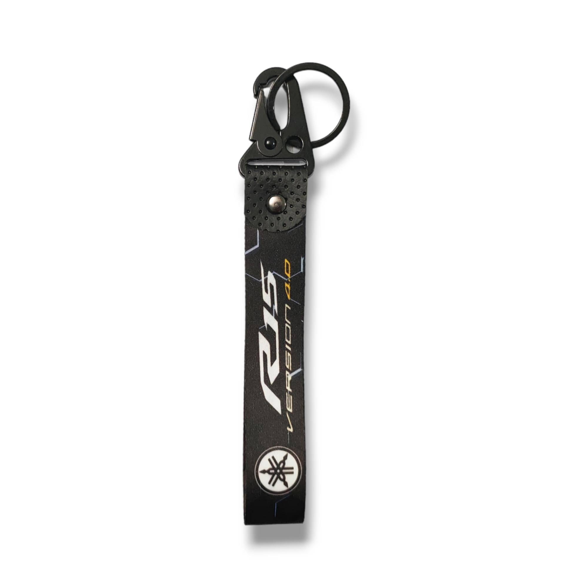 R15 v4 Keychain 25mm Hook Type Bike Black Keychain-image-24