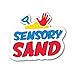 Sensory Sand Play Sand for Kids with Sea Molds 4 Pound Bulk Multicolor Sand for Boys and Girls