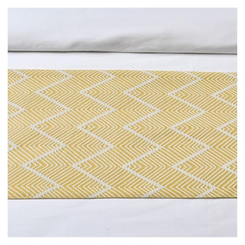 Couvre-lits d'hôtel de luxe à motif géométrique ondulé