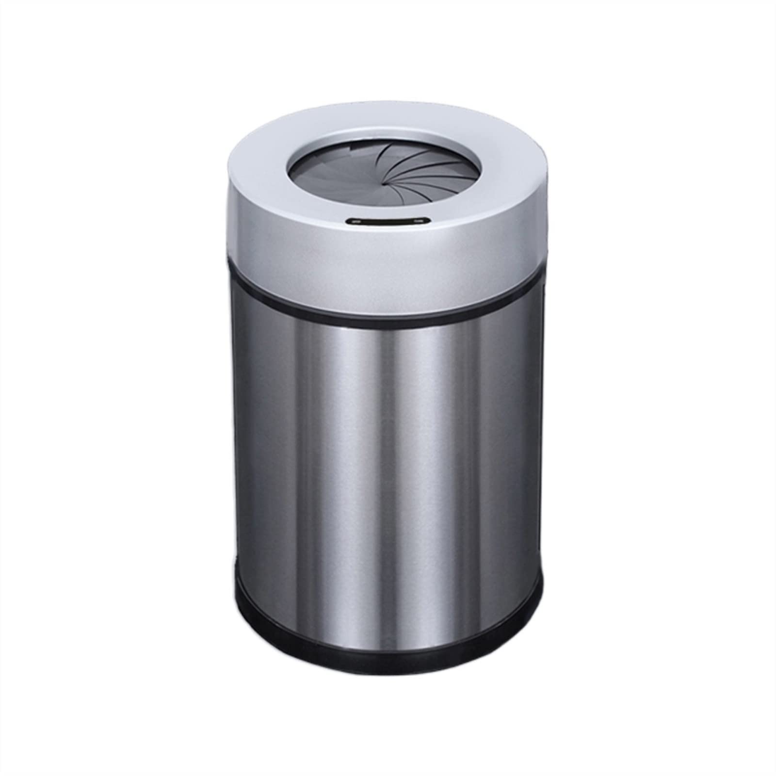 Sdydsge Silver Bin， 6L/9L/13L Home Garbage Basket Bathroom Liviroom Classification Wet And Dry Chargistainless Steel/White/6L