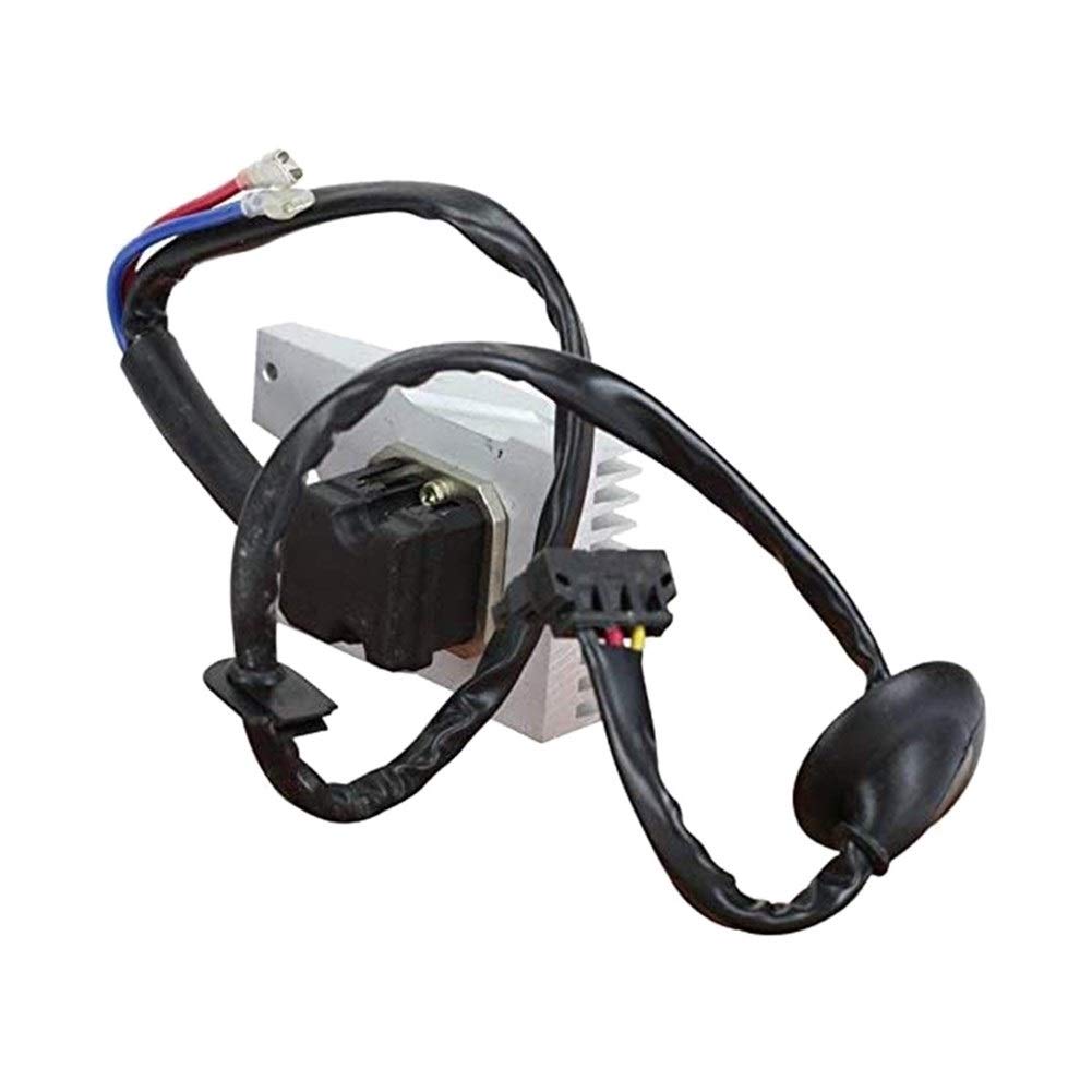 JAFILO Resistencia reguladora del Motor del Ventilador del Calentador 1248212151, for Mercedes-Benz, A124 C124 S124 W124 Regulador del Motor del Ventilador