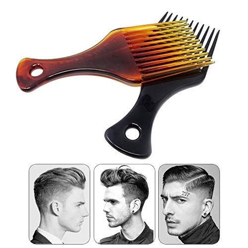 Peines para cabello 2 piezas plástico para cabello rizado miniatura 6