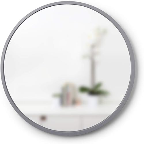 Vista 55 de Umbra - Espejo con marco de goma para entrada, de 18 pulgadas, color negro