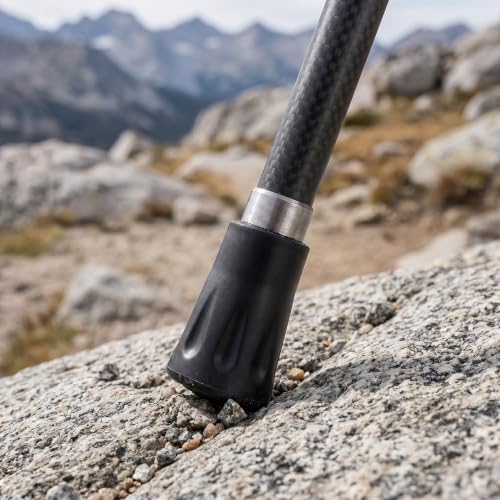 15 Puntas de Goma para Bastones de Senderismo Tapas Antideslizantes de Camping 4