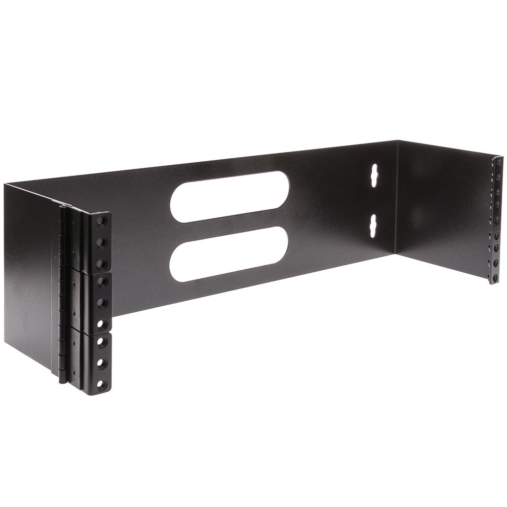 3U Hinged Wall Mount Patch Panel Bracket - 19