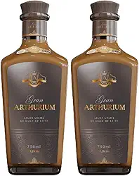 Kit Licor Doce de Leite Gran Arthurium 750ml - 2 Garrafas