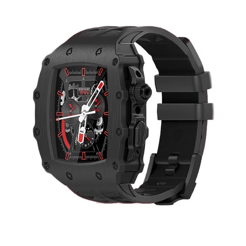 Boîtier de montre en métal SAAWEE pour Apple Watch | Kit luxe