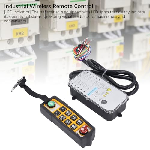 Télécommande industrielle électrique DC24V à double émetteur sans fil pour levage sécurisé