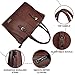 Laptop Tote Bag,Designer Laptop Bags for Women Professional Briefcase Large Work Tote Bag,Coffee