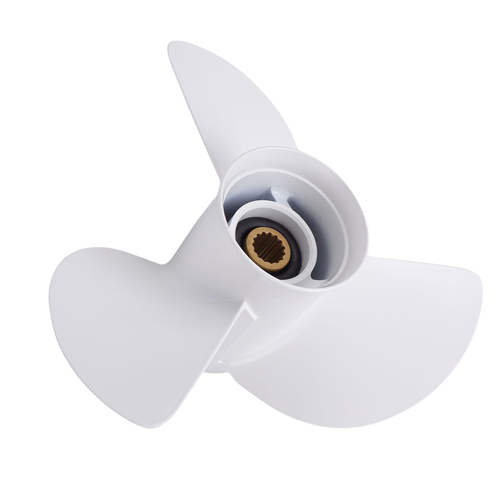 Cocoarm 13 1/2x15-K Außenbordpropeller, Aluminium-3-Blatt-Design, Ideal für 50–130 PS Außenbordmotoren für Reibungslose Bootsfahrt