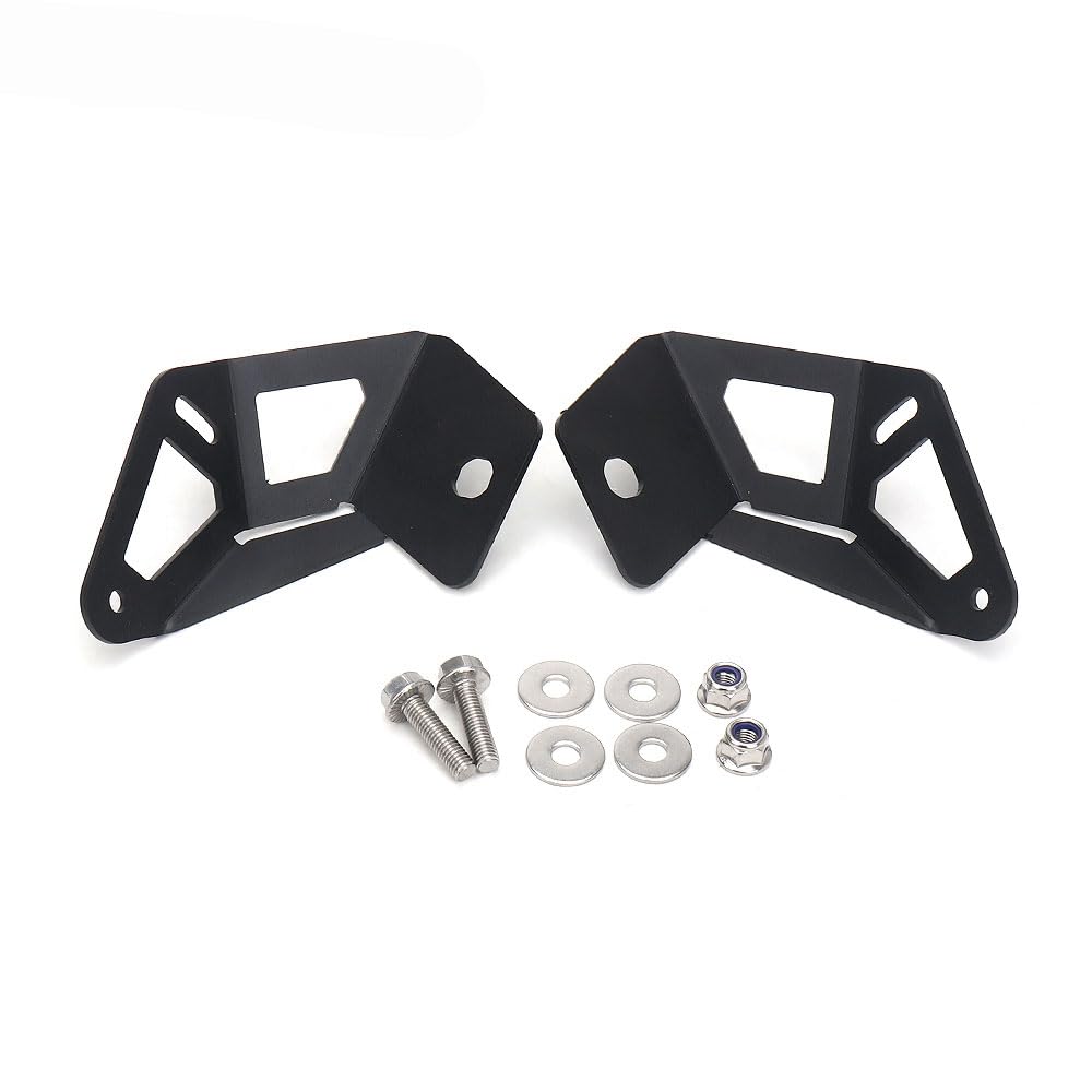 Chaoouyue UTV High & Low Position Light Mounting Kit Fits for Can-Am Maverick R 2024 Off-Road LED Light Bar Metal Mounting Bracket (Low Position)