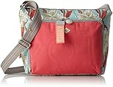 Reißverschluss Oilily Damen Charm Ornament Shoulderbag Mhz Schultertasche, Türkis (Light Turquoise), 13x23x27 cm