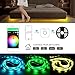 GIDERWEL Smart ZigBee LED Controller Kit with 16.4ft RGBWW LED Strip Lights Works with Philips Hue Bridge,SmartThings to Control RGB Cold White Warm White Ambiance LED LightStrip Plus