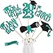 24Pcs 2023 Graduation Centerpiece Sticks Teal, Graduation Centerpieces for Tables 2023, Graduation Party Centerpieces for Tables Graduation Table Toppers 2023, Teal Class of 2023 Graduation Table Centerpieces Decorations