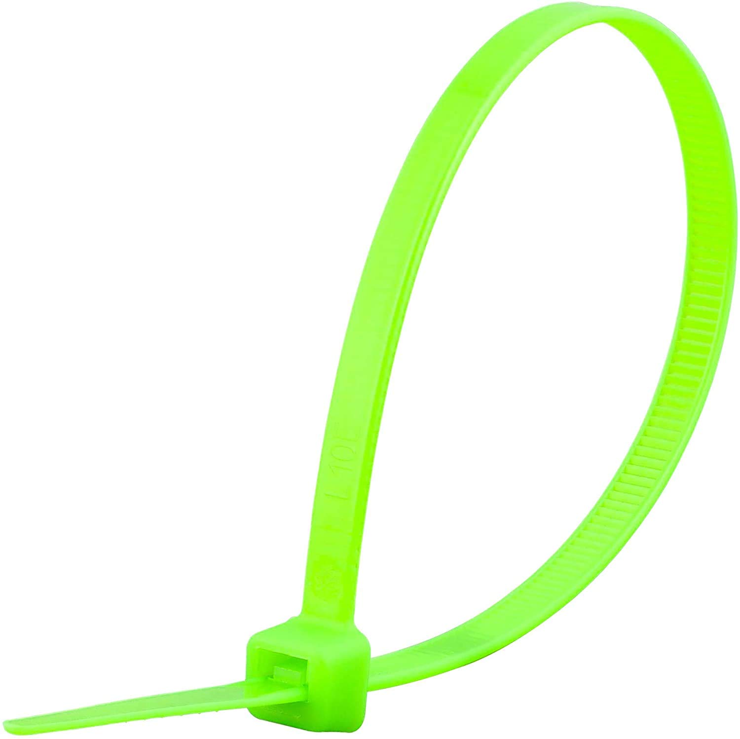 Ukcable-Ties Green Fluorescent Cable Ties Nylon Cable Ties (50, 140Mm X 3.6Mm)