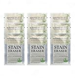 Naturally It's Clean Stain Eraser, Natural Enzymes Based/Biodegradable Instant Stain Removal, Spot Wipe Removes Wine, Coffee, Soda, Spills, Odor on Clothes, Bags, 60 Count (Pack of 1)