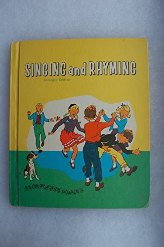 SINGING AND RHYMING Our Singing World B000YAUGCI Book Cover