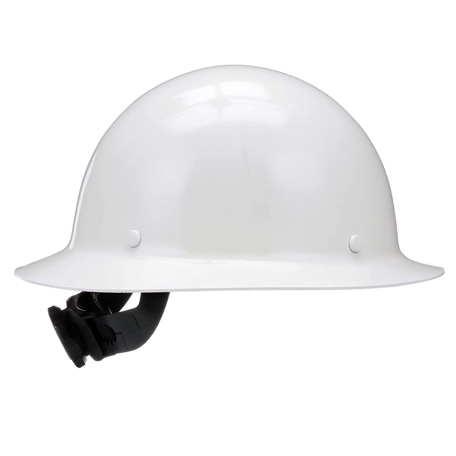 MSA 475408 Skullgard Full Brim Hard Hat mit 4-Punkt Fas-Trac III Federung, weiß, Standard