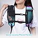 NOOLA Rave Hydration Backpack, Water Backpack with 2L Water Bladder, Festival Essential Accessories for Women Men, Hydropack Hydrobag for Festival Gear, Hiking, Running, Biking, Blue