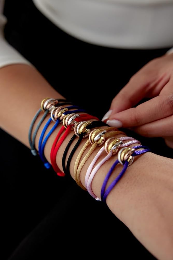 Amazon.com: Joy-D 3 Rings Bracelet - Red String Bracelet with 3