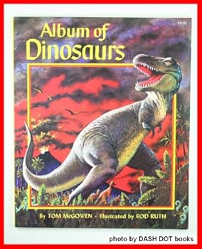 Paperback Album of Dinosaurs Book
