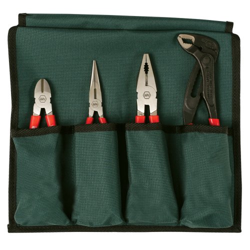 Super Brands Wiha 32601 Vinyl Grip Pliers and Cutter Set, 4 Piece