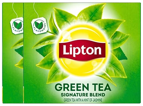 Lipton Green Tea, 100 Percent Natural Signature Blend with Jasmine, 100 Count...