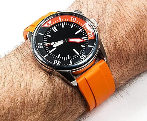 Image of StrapHabit Quick Release Rubber Watch Strap Band FKM 20mm 22mm 24mm