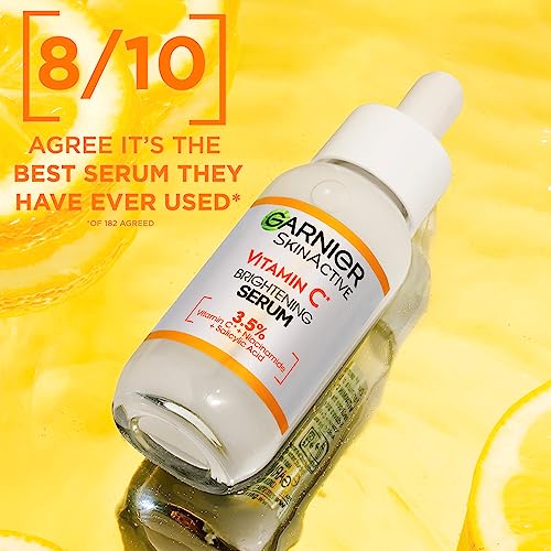 Garnier Daily Glow & Protect Duo for Face: Brightening Vitamin C Serum for Anti-Dark Spots & Ambre Solaire SPF50+ Super UV Invisible Serum Moisturiser (2 X 30ml) - Image 4