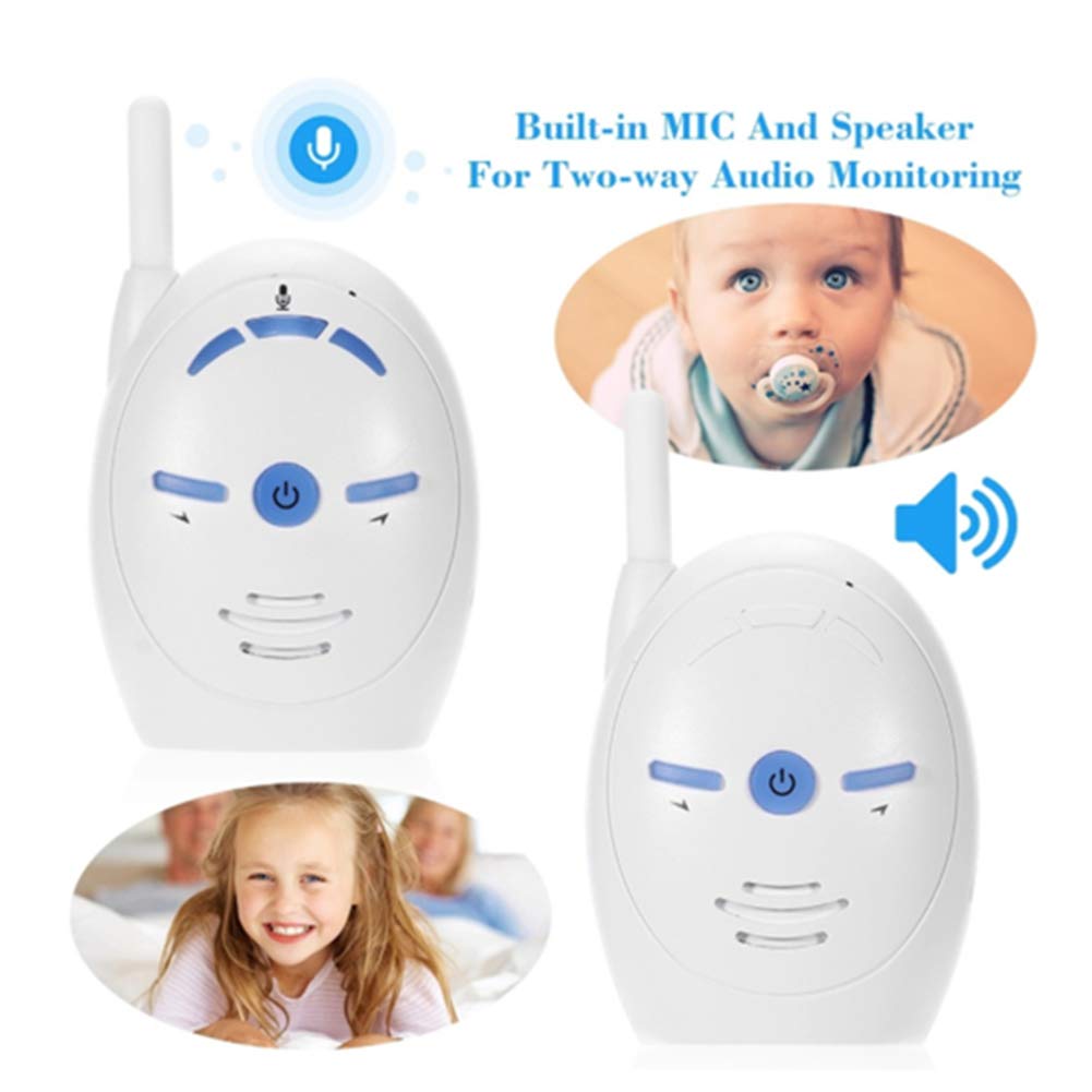Baby Monitor Digital Audio, Sistema di Sorveglianza con Audio Bidirezionale e Allarme di Sicurezza per Casa/Bambino/Animale Domestico