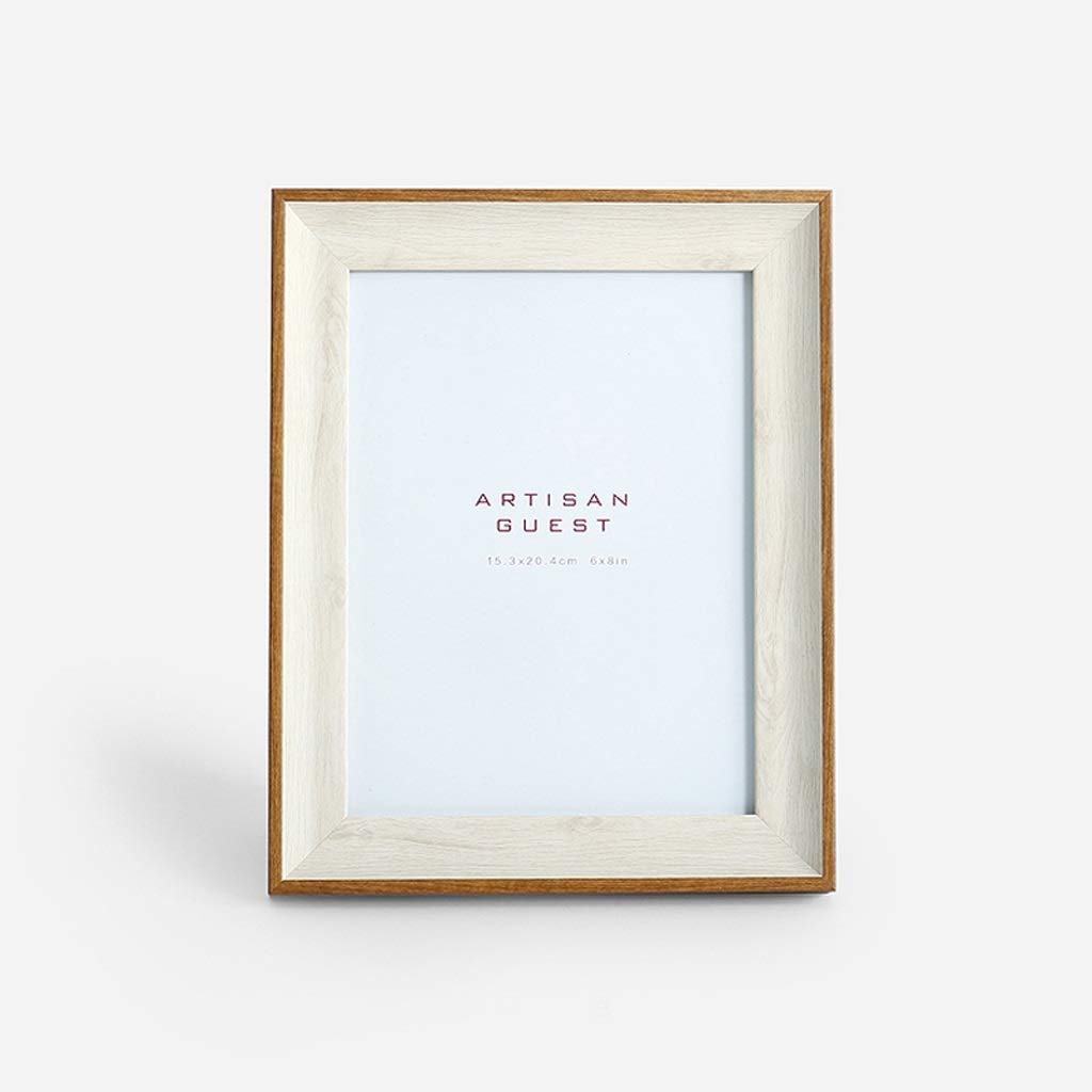 MOBYGKFY Picture Frames Pack Rustic Wood Pattern High Definition Glass for Tabletop Display and Wall mounting Photo Frame