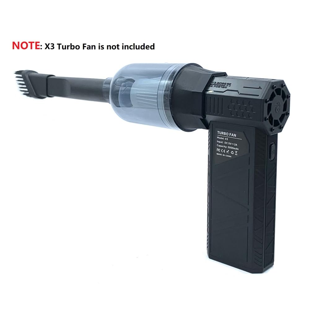 Juego De Boquillas Para Aspiradora X3 - Turbo Fan, Para Limpieza De Polvo En Coches, Teclados Y Muebles