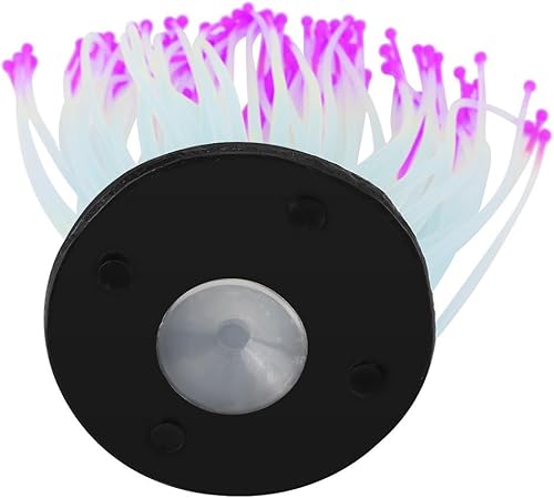 Miniatura 5 de TOPINCN Plantas de césped artificial para acuario luminoso, adorno de silicona para acuario, decoración de paisaje de acuario, decoración de plantas