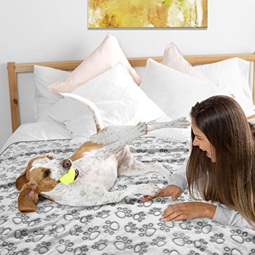 Gorgelly Hundedecke, Weiche Haustierdecke Waschbar, Kuscheldecke Flauschig for für Groß Hunde Katzen, Sofaschoner für Hunde, Hundedecke für Unterwegs, 130x110 cm(1 Pack)