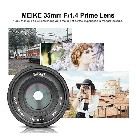 Meike 35mm F1.4 Manual Focus Lens