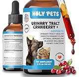 Natural UTI Medicine for Cats & Dogs, Urinary Tract Infection Treatment, Antibiotic Supplement for Pets - Helps with Bladder & Kidney Health, Flow, PH & Overall Function - All Natural