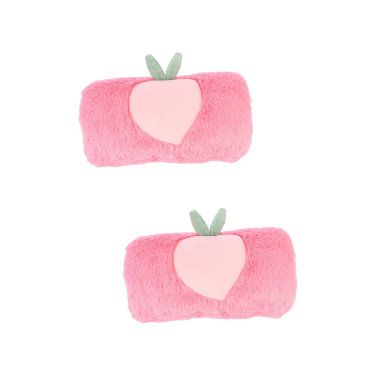 2pcs Fur Pattern Hand Muffs Plush Hand Warmers Women Girls Furry Soft Cozy Hand Muff Accessories