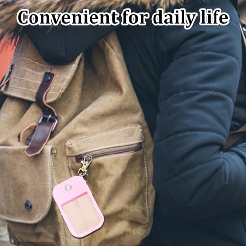 Portable Silicone Hand Sanitizer Holder Keychain - 3 Pack - Image 6