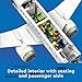 LEGO City Passenger Airplane Toy - Building Toys Set for Boys & Girls, Ages 7+ - Educational Gift for Kids - W/Buildable Vehicle Toys & 9 Minifigures - 60367
