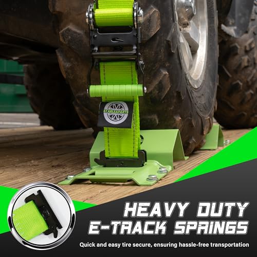 Heavy Duty Wheel Chock Tie Down Set