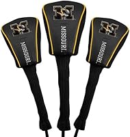 Vista 15 de Team Golf NCAA Numerado 1, 3 y X, se adapta a conductores de gran tamaño, utilidad, clubes de rescate y calles, forro de terciopelo para protección