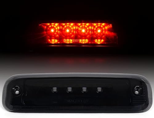 G-PLUS Tercera tercera luz LED de carga de freno compatible con Jeep Cherokee 1997 1998 1999 2000 2001 reemplazo de luz trasera de montaje alto para