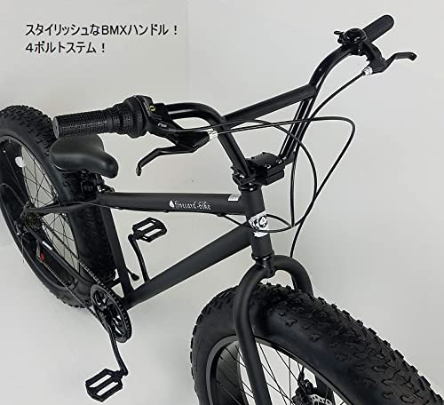 Amazon | 【マットブラック／ライム】【26インチBMX】【前後ディスク 